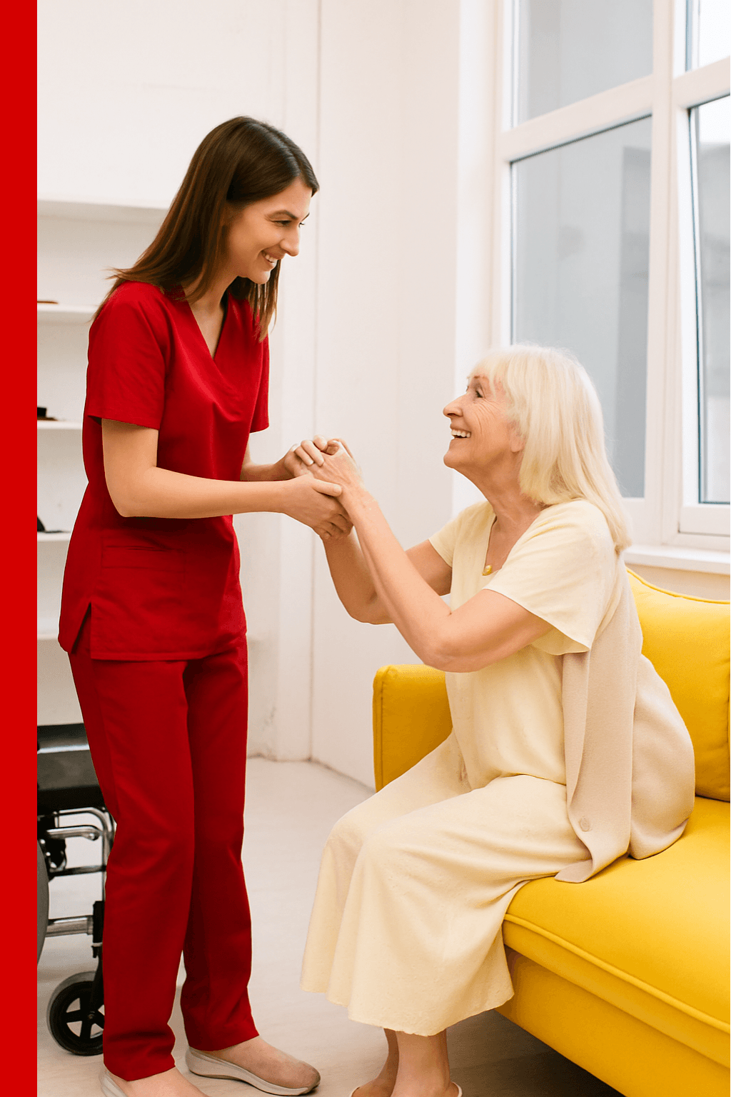 Sebat Pflege Mitarbeiterin